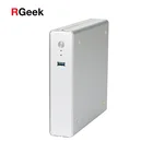 RGeek OEM Custom Aluminum Computer Case Mini-ITX Mini ITX Chassis HTPC Case Thin 1mm Mini PC Case with USB3.0