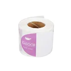 Custom size cheap Synthetic paper high quality self adhesive sticker printing label roll