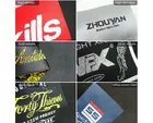 Garment Garment Labels High Quality Custom Garment Brand Name Damask Woven Satin Clothing Label