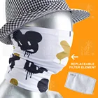 Sun Semi 2021 Hot Sale Sun Uv Dust Protection Face Scarf With Replaceable Filter Element 9 Patterns
