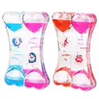 Unique Kids Souvenirs Colorful plastic Liquid Acrylic Liquid Oil Hourglass