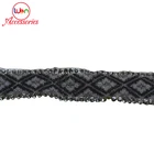 Graphic Customization Trim Lace Wholesale New York Silver Chain Rhinestone Trim Lace with Crystal Ab Stone