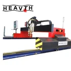 Hot CNC Gantry Type Fine Plasma & Flame metal cutting machine