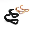 Ningbo BaoYing hardware Factory Custom logo Metal Carabiner spring Snap hooks