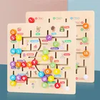 Wood Wooden Toy Match Game Early Education For Children Colorful Exercise The Brain