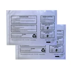 Plastic Packing List Adhesive Mailing Bag with 1C Printing