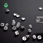 0.1-2 carat round cut polished white DEF synthetic lab grown loose diamond gia