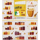 Natural pure honey in 400g high end glass jar