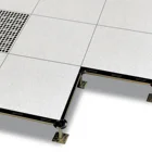 Floors Raised Floor Panel Calcium Sulphate Antistatic Raised Floors With PVC Covering Panel