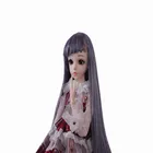 BJD wig sells cheap custom doll wigs and synthetic mixed color doll hair