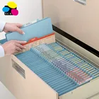 Three color stone 2 Dividers 2/5-Cut Tab Letter Size Blue 10 per Box Classification File Folder with metal Fasteners