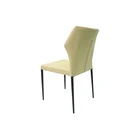 Bulk Furniture Chaise Cheap Wholesale PU Metal Design Folding Black Leisure Bulk Chaise Dining Room Furniture