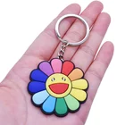 Key 3D PVC Key Chain Women Gift Anime Cartoon Silicone Keychain