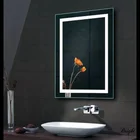 Mirror Light Up Bathroom Mirrors Hotel Frameless Bath Bathroom Lighted Glass Led Mirror Bluetooth Speaker