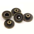 Factory Direct Selling Custom Design Metal Multifunctional Shank Button For Denim