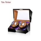 Time partner new trend products personalized logo watch box 4 0 watch winder