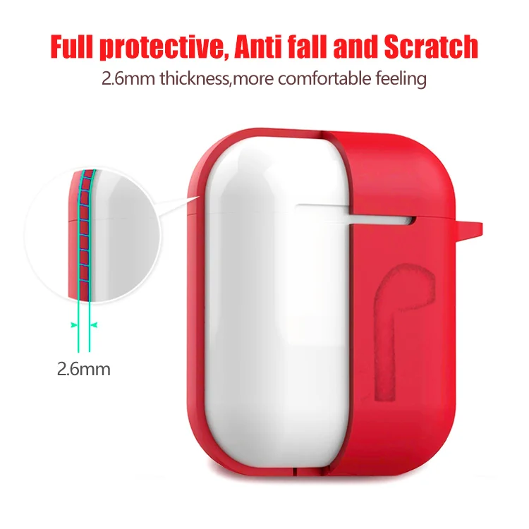 Tws I8 I9 I10 I12 Portable Silicone Case Cover For Apple Airpods - ANKUX.COM