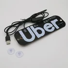 Light Led White 99 Taxi Grab Sign Light Led Car Indicator White Red Green USB Plug For U Ber Beacon Signal