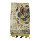 2020 Fashion Ladies Scarves Shawls Wholesale Custom Spring Printed Polyester Women Scarf Yellow