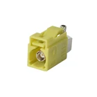 50 ohm Yellow Fakra K SMB Female Crimp RF Coaxial Connector For RG174 Cable Antenna