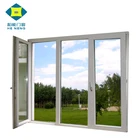 Most Popular China Factory Price Upvc House Doors Windows 3 Panel Triple PVC Casement Window