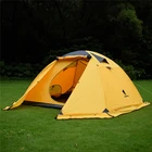 Camping Tent Waterproof Geertop Waterproof Black Coating Sun Protect 3-4 Person Family Camping Beach Tent
