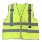 Customized Size Hi Vis polyester reflective Safety Vest