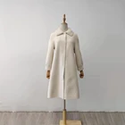 Good quality high quality lamb wool coat shearling Double Face classic Women's coat