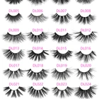 Eyelashes Made DL053 18mm Fluffy Mink Eyelashes Vendor Hand Made Mink 3d Eyelashes