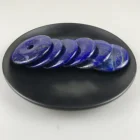 Gift Wholesale Natural Lapis Donut Pendant Gemstone Jewelry Accessories General Gift