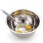 Stainless steel egg bowl with lid color salad bowl baking utensils