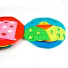 cute dog cloth book custom soft book kids educational toy animal books