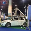 HOMFUL Camping Trigonal Hard Shell Car Rooftop Tent with free ladder