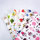 Custom Prints Interlock 100% cotton jersey knit fabric for baby Product