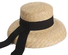 wholesale farmer colombian wayuu straw hats with embroidered for church