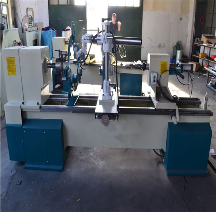 Three Axis CNC Wood Lathe Automatic Wood Lathe Machine For Wood Turning