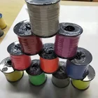 0.5mm high light double side and single side reflex multicolor polyester reflective yarn