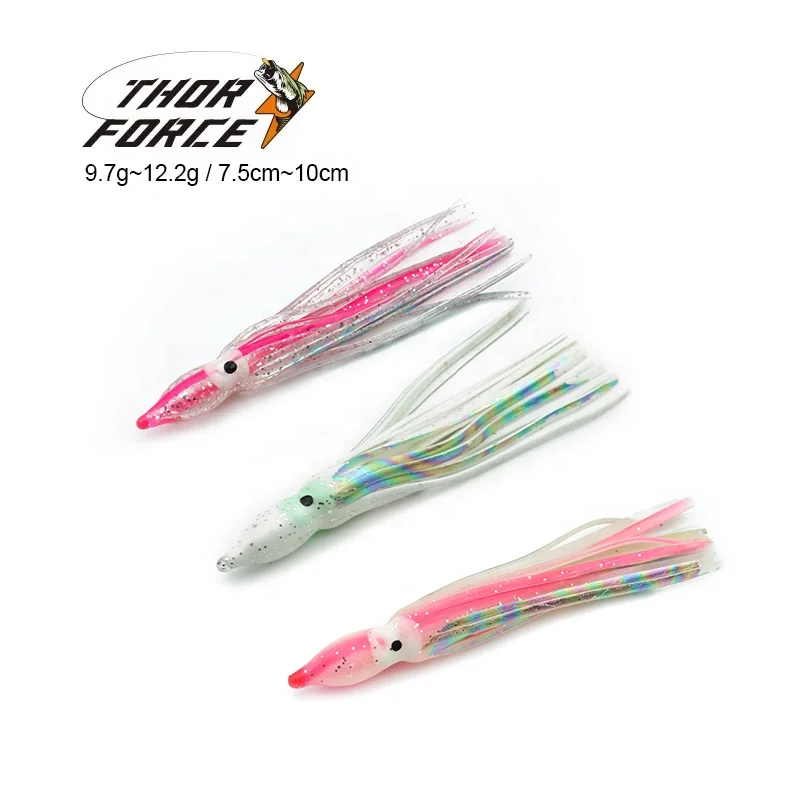 Thor Force Soft Lure High Quality Luminous Pcs Packing Trolling Skirt