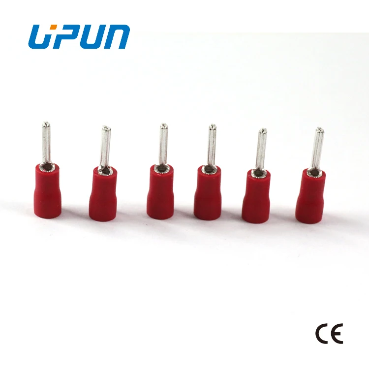 Upun Insulated Pin Terminal Naked Needle Red Copper Terminal No Reviews