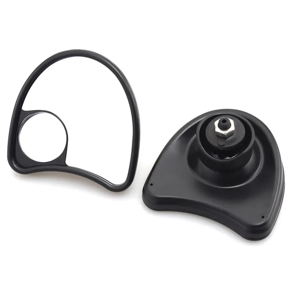 Motorcycle side mirror w/ Blind Spot Mirrors for Harley Touring Electra Glide FLHTC Street Glide FLHX Trike Tri FLHTCUTG 09-13