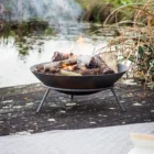 Stocked Outdoor Fire Pit Best Seller Outdoor Fire Pit with Legs Custom Carbon Steel Round Tank Head for Fire Pit