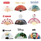 2019 new design custom printed wooden hand fan for sale