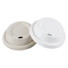 80mm Biodegradable Bagasse Coffee Cup Lid - Pulp Customize Molded Package