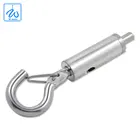 RoHS Lamp Wire Gripper New Designed Galvanized Steel Wire Rope Hooks Cable Gripper for Hanging Lamp