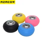 OEM ODM circular shape bluetooth wireless speakers logo waterproof IPX7 shockproof portable mp3 speakers
