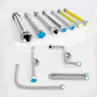 Stainless Steel Wire Braided Corrugated Flexible Metal Hose Pipes, Quick Convoluted Metal Hose for Heated Exchanger