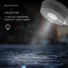 Outdoors portable air conditioner fan USB rechargeable handheld fan with LED light
