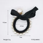 Hair Tie Elastic European And American Style Popular Pearl Scrunchies With Pearls