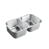 OEM kitchen Equipment Double Bowl Large Size Stainless Steel Sink