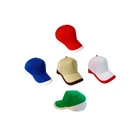 High quality custom sun 7panel black white red blank man baseball cap hat